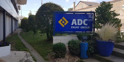 Panneau du logo ADC de Parthenay